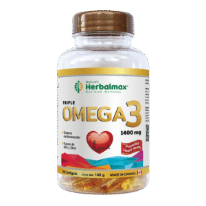 OMEGA 3 Herbalmax 100 Capsulas 1400mg